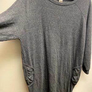 Short Long Sleeve Sweater Dress or Tunic